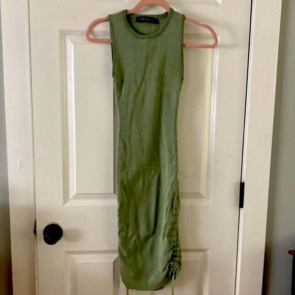 Lioness Dresses & Skirts - Lioness Olive Green Mini Dress
